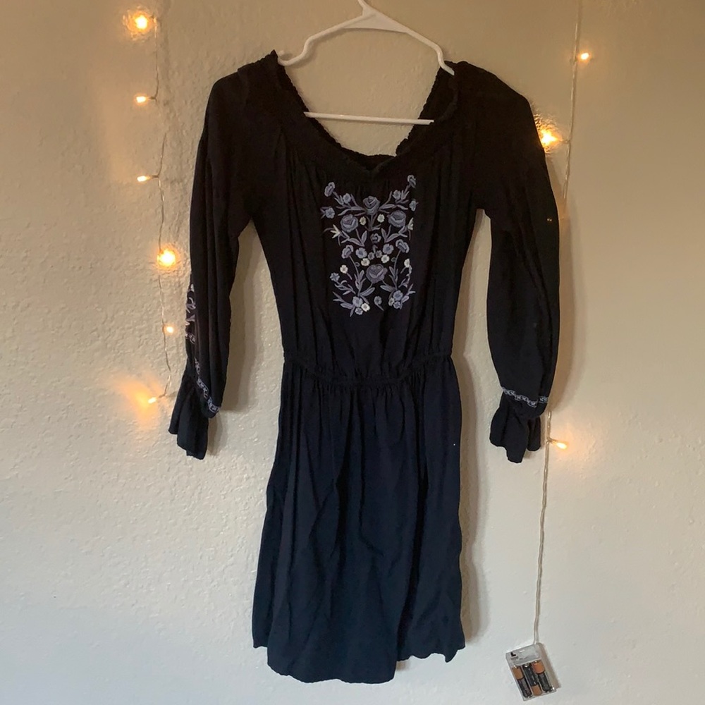 Hollister Blue floral dress